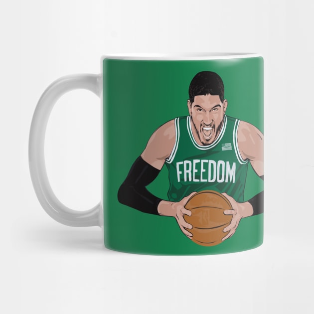 Enes Freedom USA NBA by RipleyArtShop